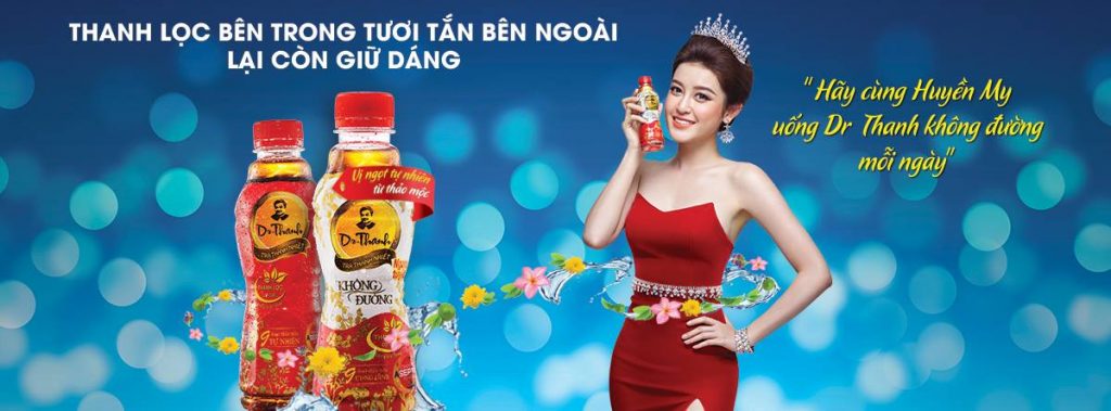 Á Hậu Huyền My ngày càng xinh đẹp quyến rũ với Trà Dr.Thanh